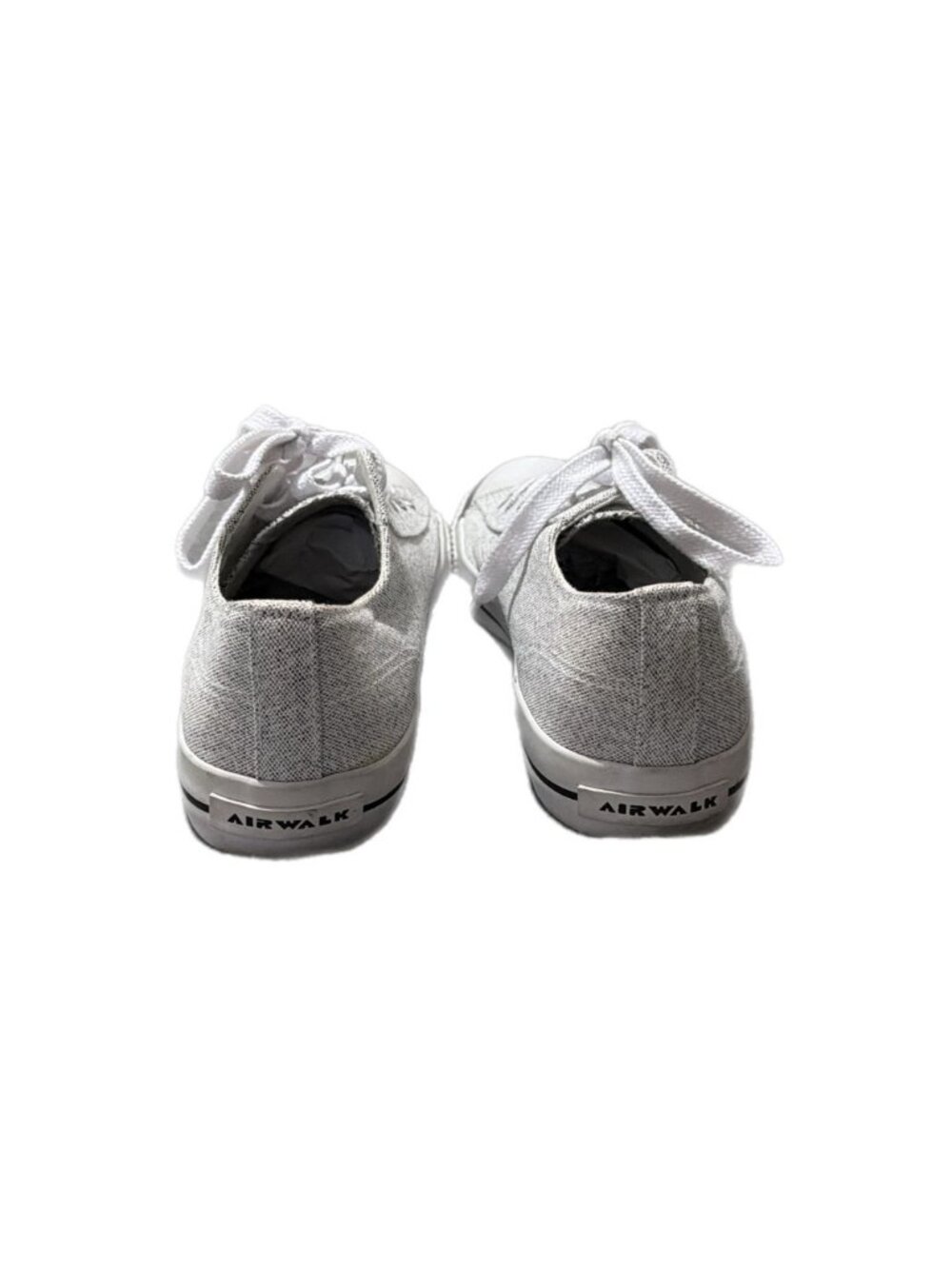 Airwalk Sneakers Womens 10 White Speckled Y2K Indie Skater Rockabilly Hipster - Picture 9 of 15